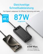 Anker Powerbank 20.000mAh mit 87W – USB-C Schnellladegerät für MacBook & iPhone – Bild 2