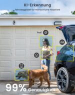 ieGeek 2K Überwachungskamera Aussen mit Akku & Solar – WLAN Sicherheitskamera IP65 – Bild 5