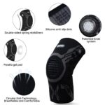 Kuangmi Kniebandage mit Drehknopf (XL) – Verstellbare Kompression für Sport & Rehabilitation – Bild 3