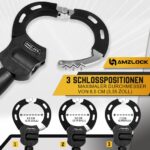 AMZLOCK E-Scooter Kettenschloss 8mm – Hochsicherheit mit Tasche & 3 Schlüsseln – Bild 6
