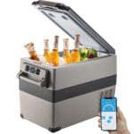 VEVOR 45L Kompressor-Kühlbox mit Gefrierfach – Tragbarer Autokühlschrank 12/24V & 230V