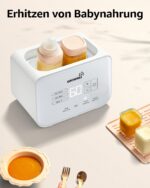 GROWNSY 9-in-1 Flaschenwärmer mit Sterilisator – Doppel-Flaschenkapazität für schnelles Erwärmen – Bild 4