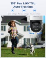 Reolink TrackMix PoE 4K Dual-Objektiv PTZ Kamera – 6X Zoom & Auto-Tracking für Aussen – Bild 4
