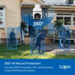 Tapo C510W 2er-Pack WLAN-Überwachungskamera 360° – 2K Outdoor-Kamera mit Farbnachtsicht – Bild 5