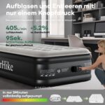 OlarHike Luftbett 90x200 cm mit integrierter Pumpe – Selbstaufblasende Gasmatratze für Camping & Gäste – Bild 8