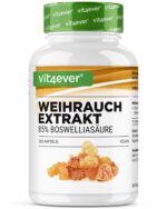 Vit4ever Weihrauch Extrakt 365 Kapseln – 85% Boswellia mit 1000 mg Tagesdosis
