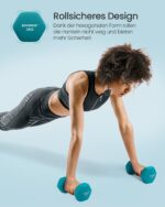 SONGMICS Kurzhantel-Set 9kg mit Ständer – Neopren-Hanteln 1-3kg für Anfänger – Bild 6