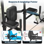 Dskeuzeew Power Tower – Multifunktionale Dip-Station & Klimmzugstange freistehend bis 205 kg – Bild 8