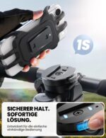 JOYROOM Fahrradhalterung 360° drehbar mit Silikon-Stoßdämpfung – Smartphone Halter 4,7-7,0 Zoll – Bild 3