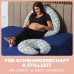 Flowen Schwangerschaftskissen XXL 200x70cm – Ergonomisches Stillkissen mit Baumwolle – Bild 7