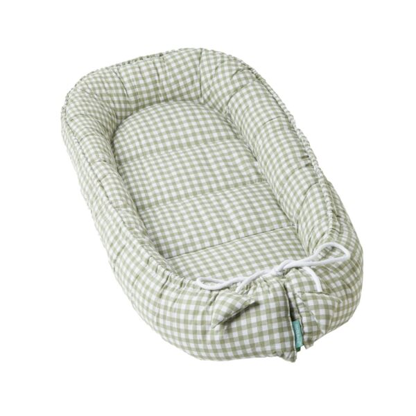 molis & co Babynest 90 x 50 cm – Bio-Baumwolle Oeko-TEX – Kuschelnest Neugeborene