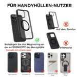 MSXTTLY Magnetische Autohalterung mit Vakuum-Saugnapf – 360° drehbar für iPhone & Android – Bild 10