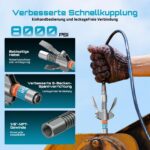 Seesii Fettpressen-Zubehörset mit Schnellkupplung & 90°-Adapter – Komplettlösung für präzises Schmieren – Bild 3