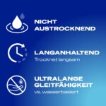 Durex Perfect Glide Gleitgel 2er Pack – Silikonbasiertes Gleitmittel 2x100 ml – Bild 2