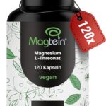 Magtein® Magnesium L-Threonate – 120 vegane Kapseln – Energie & Nervenfunktion