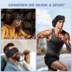LC-dolida Schlafkopfhörer Bluetooth 5.4 – Stirnband Kopfhörer mit 14h Akku für Seitenschläfer – Bild 7