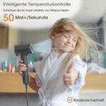HZD Ionen Haartrockner mit 400 Mio. Plasma – Schnelles Trocknen & Haarschutz – Bild 6