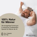 Only Nature Prosta Kapseln Hochdosiert – Prostata-Formel mit Kürbiskern & Sägepalme für Männer – Bild 3