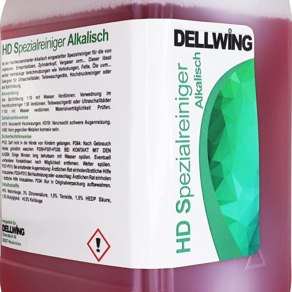 DELLWING HD Spezial 5L – Ultraschall-Reinigungskonzentrat für Motoren & Autoteile