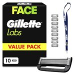 Gillette Labs Rasierklingen – 10er Pack Ersatzklingen für Herren Nassrasierer