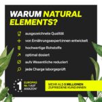 natural elements Premium Omega 3 – 120 Kapseln mit GoldenOmega® – Herzgesundheit & Gehirnfunktion – Bild 2