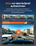 70mai A810 Lite Dual-Dashcam 4K+1080P mit HDR Nachtsicht & 4G LTE Fernzugriff – Bild 8