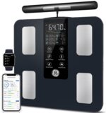 GE Smart Körperfettwaage mit 8-Elektroden & Handsensoren – 27 Analysewerte bis 180 kg