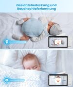 ieGeek Babyphone 2,5K/4MP mit 5,5" Display – 360° PTZ & KI-Sicherheit für Eltern – Bild 5