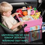 Lenbest Kinder Reisetisch 40x30 cm mit Zeichentablett – Lernspielzeug für Auto & Reise – Bild 7