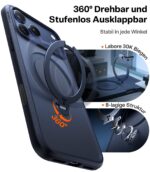 TORRAS Ostand Q3 Spin iPhone 17 Pro Hülle – 360° Ständer mit MagSafe & Militärschutz – Bild 4