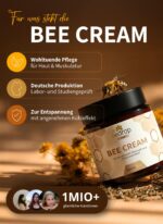 bedrop Bee Cream Bienengiftsalbe 3x100g – Hochdosiert mit Bienenwachs & Kräuterextrakten – Bild 2
