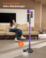 TVTAU Akkustaubsauger 55000Pa mit Anti-Tangle-Bürste – Kabelloser Stielstaubsauger für Tierhaare – Bild 5