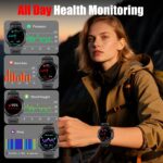Jugeman Smartwatch Herren 1,43" AMOLED – Militär GPS Fitnessuhr mit 160+ Sportmodi & 20 Tage Akku – Bild 6