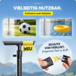 ONROAD ON-AIR Fahrradpumpe – Universalventil Standpumpe mit Manometer & Zubehör – Bild 5