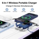 Vexnara MagSafe Powerbank 10000mAh – Kabelloses Schnellladen für iPhone & Apple Watch – Bild 3