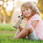 ASOBU Bestie 420ml Kindertrinkflasche – Isolierte Edelstahlflasche mit austauschbarem Tierkopf – Bild 2