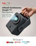 TCL C1 Smart Mini Beamer mit Google TV – 4K Projektor mit Autofokus für Heimkino – Bild 2