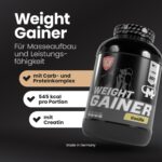 Mammut Nutrition Crash Weight Gainer 4,5 kg Vanilla – 1036 kcal pro 2 Shakes – Bild 2