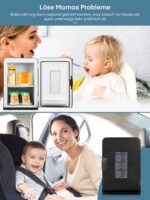 NORTHCLAN Mini Kühlschrank 15L – Dual-Modus (AC/DC) für Auto & Zuhause – Bild 6