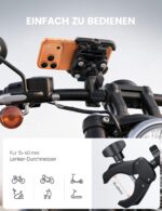 Lamicall Motorrad Handyhalterung mit Vibrationssdämpfung – 360° Halter für iPhone & Smartphone – Bild 6