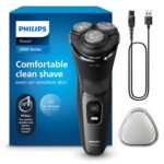 Philips Series 3000 Elektrorasierer – Nass- & Trockenrasur mit SkinProtect, Anthrazit