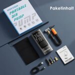 HOVVIDA Elektrische Luftpumpe 5200mAh – Tragbarer Kompressor mit Auto-Abschaltung für Fahrrad, Auto, Motorrad – Bild 8