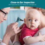 Scian Otoskop mit LED-Licht & 3x Vergrösserung – Ohr-Diagnosetool für Zuhause (Grün) – Bild 2