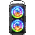 W-KING T9-2 Bluetooth Lautsprecher 115dB – 80W Party Box mit Bass & LED-Lichtshow