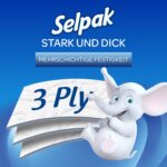 Selpak Toilettenpapier 3-lagig 96er Pack – Ultraweich & Reissfest aus 100% Zellulose – Bild 2
