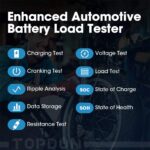 TOPDON BT200 Autobatterietester 12V 24V – Profi-Batterieanalysator für KFZ & LKW – Bild 3