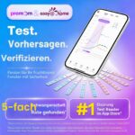 Easy@Home Ovulationstest & Schwangerschaftstest Set – 100 LH + 20 HCG Tests mit Premom App – Bild 2