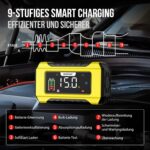 NEXPEAK NC215 15A Autobatterie Ladegerät 12V 24V – Intelligentes Schnellladegerät für LiFePO4 & Blei-Säure – Bild 3