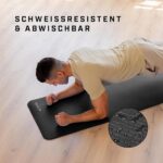 KG PHYSIO Yogamatte 8mm – rutschfest & gelenkschonend mit Tragegurt (183x60cm) – Bild 3