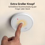 CHZHVAN Rauchmelder 6er Set – 10 Jahre Batterie, EN14604 zertifiziert, 85dB Alarm – Bild 5
